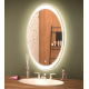 Зеркало MIXLINE Альба-4 550x900 с LED подсветкой