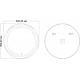 Зеркало круглое MIXLINE Беатрис-2 D800 сенсорный выключатель, светодиодная подсветка +подогрев