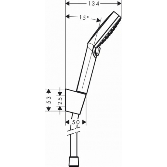 Душевой набор HANSGROHE Crometta Vario EcoSmart 26693400 хром
