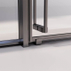 Душевой уголок VECONI Premium Prato 300 SP GR-R 110x80 правый, стекло прозрачное, профиль графит