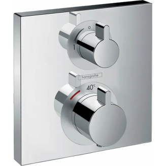 Термостатический смеситель встраиваемый HANSGROHE Ecostat Square 15712000 для душа, хром