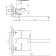 Смеситель для ванны HAIBA HB505 HB22505 хром