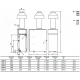 Газовый котел BAXI SLIM 1,400 iN (20,6-40 кВт) одноконтурный