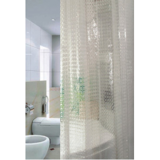Штора для ванной ZALEL 3D-009 Clear 180x180 