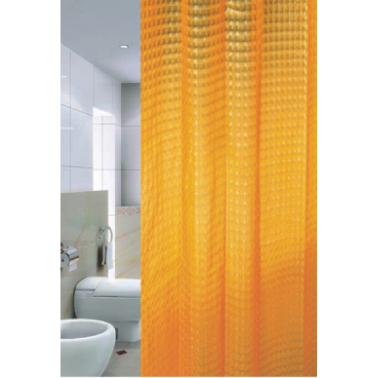 Штора для ванной ZALEL 3D-002 Orange 180x180 