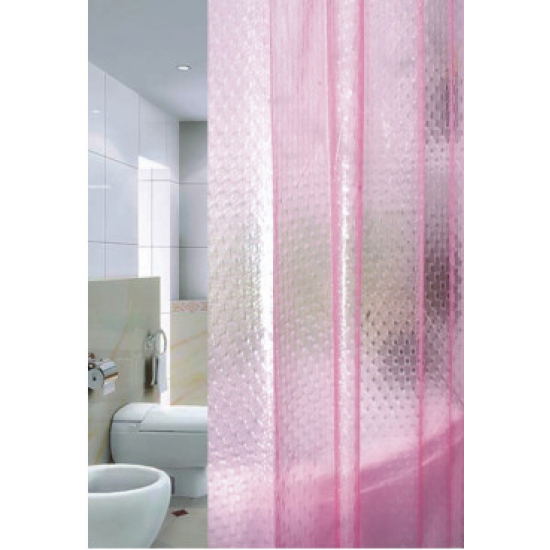 Штора для ванной ZALEL 3D-004 Pink 180x180 