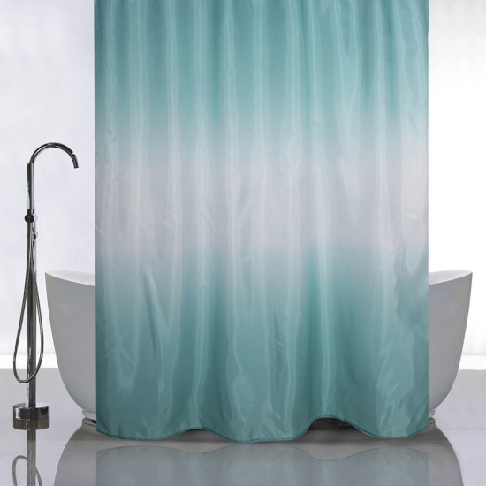 Штора для ванной САНАКС 01-01 180x180 Бирюзовый цветовой переход