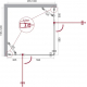 Душевой уголок BelBagno ETNA-AH-22-100/120-C-Cr стекло прозрачное