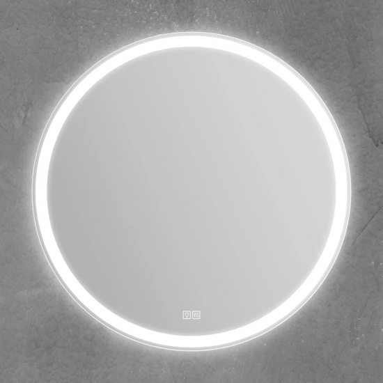 Зеркало круглое BELBAGNO SPC-RNG-700-LED-TCH-WARM с подсветкой и подогревом, сенсорным выключателем