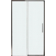 Душевая дверь в нишу VECONI Premium Trento PTD-40GR 140x200 стекло прозрачное, профиль графит