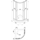 Душевой уголок ТРИТОН Ультра А 80x80x202 с поддоном