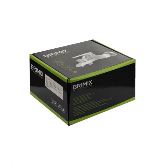 Смеситель для ванны BRIMIX 5575 из пластика АБС, белый