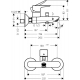 Смеситель для ванны HANSGROHE Talis E 71740670 чёрный матовый