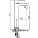 Смеситель для раковины LEDEME L1055-22