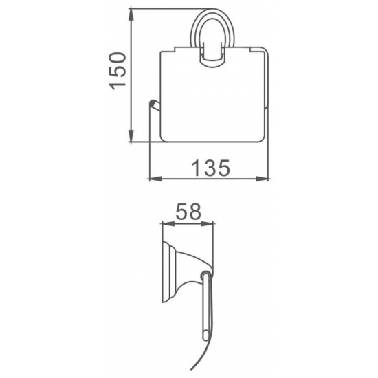 Держатель туалетной бумаги FRAP F1503 