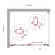 Душевой уголок BelBagno LUCE-AH-1-100/90-C-Cr стекло прозрачное, профиль хром
