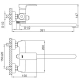 Смеситель для ванны FRUD R23151 хром