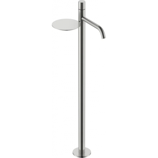 Напольный смеситель для раковины BOHEME Stick 120-NB никель брашированный diamond