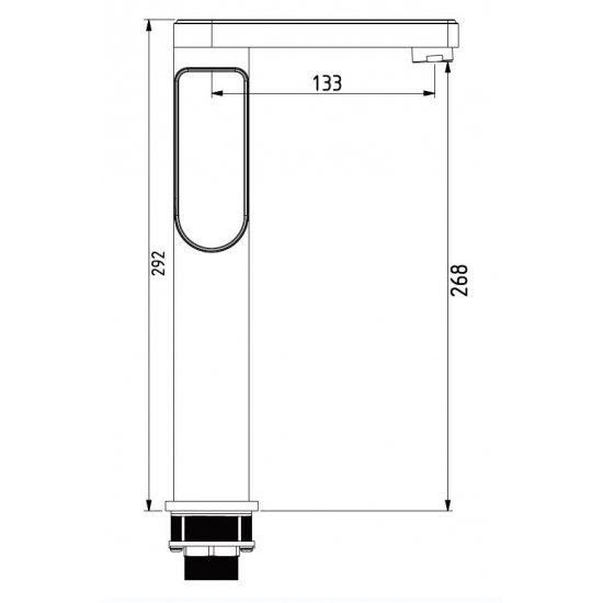 Смеситель для раковины SAVOL S-600716G