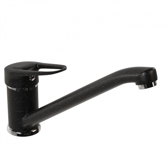 Смеситель для кухни MIXLINE ML-GS03 (308), чёрный