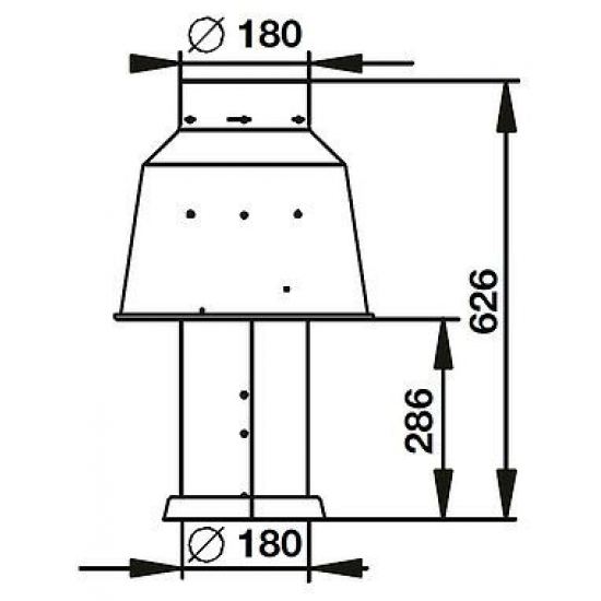 Дефлектор дымовых газов для ELECTROLUX FSB 50-60