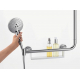 Душевая штанга HANSGROHE Unica 26404400 110 см, белый, хром