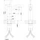 Смеситель для раковины LEMARK Element LM5106S из нержавеющей стали