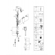 Смеситель для раковины GROHE Eurosmart Cosmopolitan E 36325001 сенсорный, хром