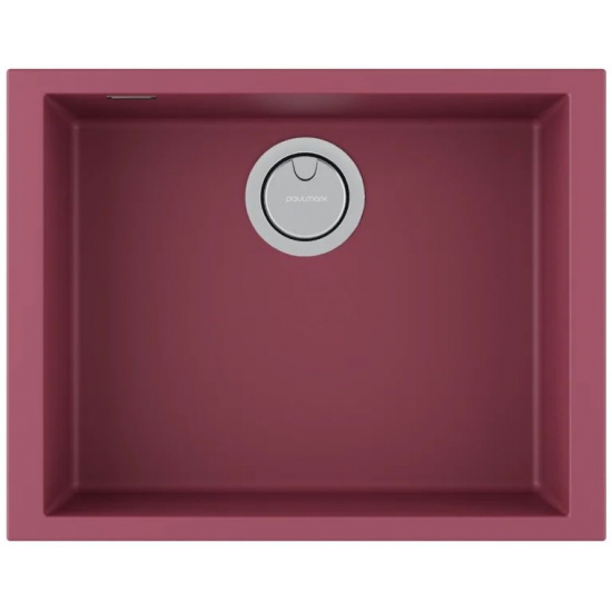 Мойка для кухни PAULMARK Neo Classic 56 560х435 мм подстольная, merlot