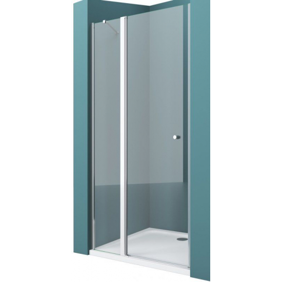 Душевая дверь в нишу BelBagno ETNA-B-12-60/60-C-Cr стекло прозрачное, профиль хром