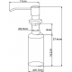 Дозатор для кухонной мойки DOMACI Солерно 401 агат