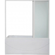 Шторка для ванны BAS Стайл, Мальдива 160x145 (3 створки стекло)