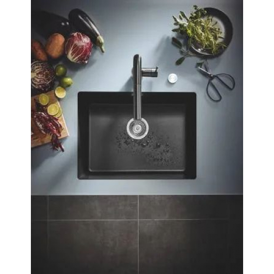 Мойка для кухни GROHE K700U 533х457, чёрный