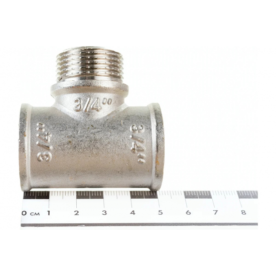 Тройник резьбовой VALTEC 3/4" х 3/4" х 3/4" вн.-нар.-вн. 20 мм VTr.132.N.0005