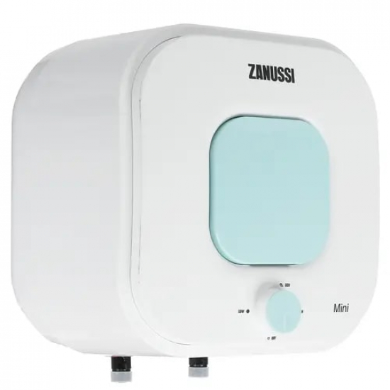 Водонагреватель накопительный ZANUSSI Green Mini ZWH/S 10 O над раковиной