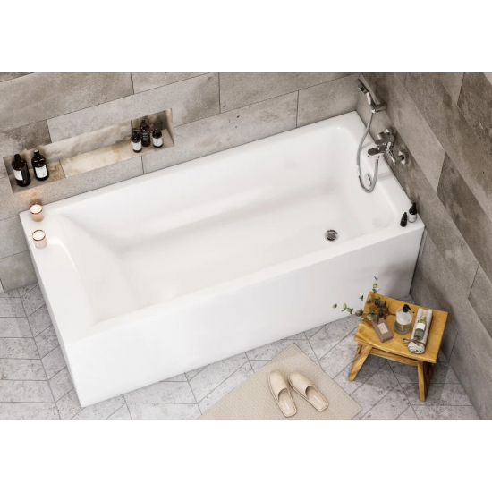 Акриловая ванна ROCA Easy 170x75 см, с каркасом