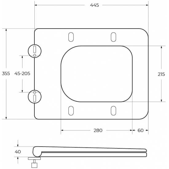 Унитаз подвесной BELBAGNO Luce BB076CH-TOR/SC безободковый, глянцевый белый, сиденье soft close