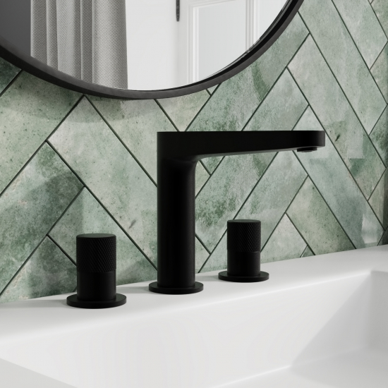 Смеситель для раковины WASSERKRAFT Fulda 5235 чёрный матовый