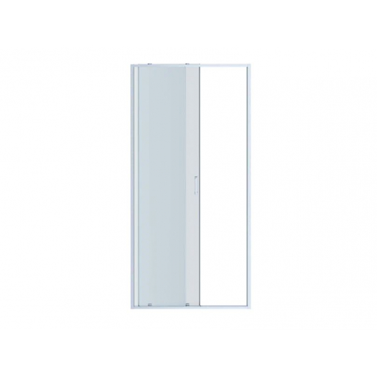 Душевая дверь в нишу АКВАТЕК AQ ARI RA 12020CH стекло прозрачное, профиль хром