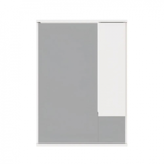 Зеркало-шкаф MIRSANT Soho 60 с LED подсветкой белый правый