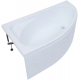 Акриловая ванна AQUANET Mia к/с133 246817 L 140x80 см, угловая, с каркасом, асимметричная