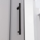 Душевой уголок VECONI Premium Alassio SP BB 120x80 стекло тонированное, профиль чёрный