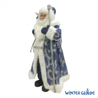 Фигурка Дед Мороз 46 см (синий)