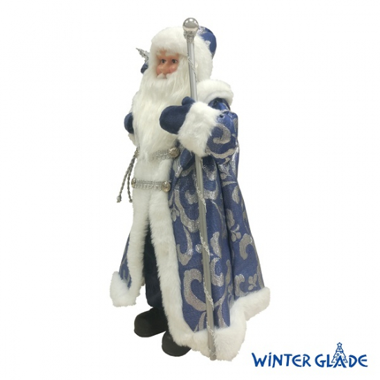 Фигурка Дед Мороз 46 см (синий)