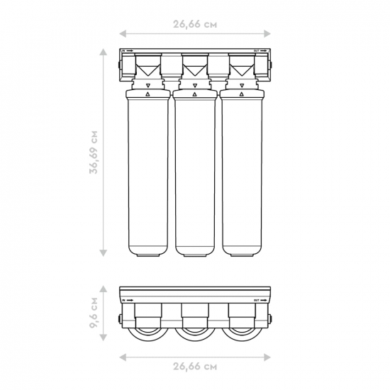 Фильтр для очистки воды БАРЬЕР ЭКСПЕРТ Жесткость без крана