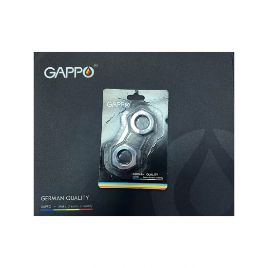 Гайка для подключения смесителя GAPPO G71-2 пара 2 штуки, хром