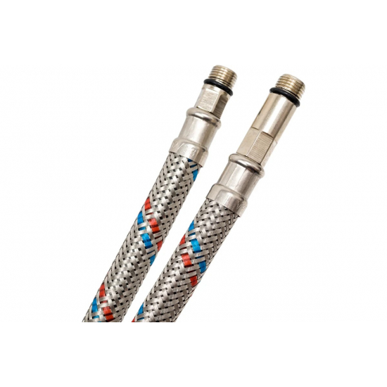 Гибкая подводка для смесителя VRT® 150 см 1/2"x M10 гайка-штуцер пара