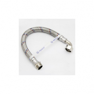 Гибкая подводка с уголком AQUARIO 600 мм 