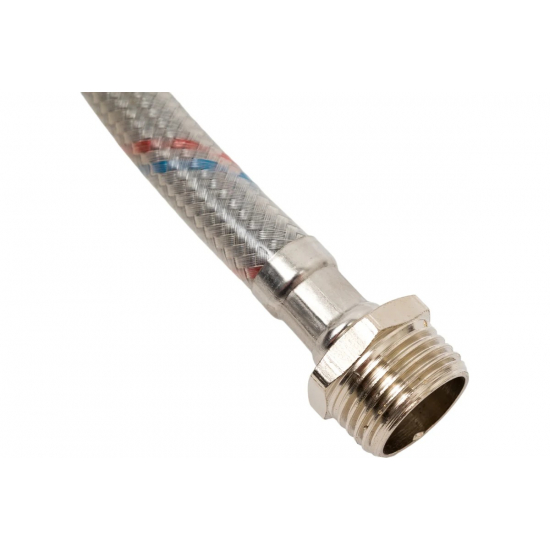 Гибкая подводка VRT® 40 cм 1/2" гайка-штуцер, нейлон