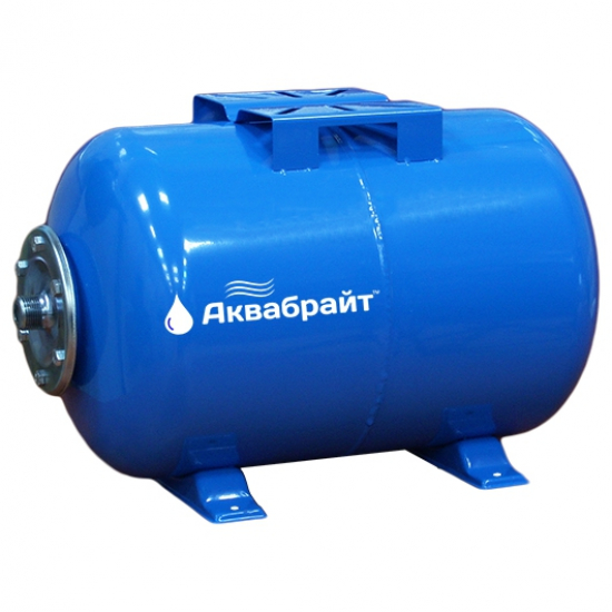 Гидроаккумулятор АКВАБРАЙТ ГМ-80Г 80 литров, горизонтальный
